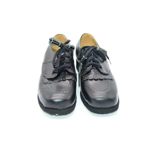 P. W. Minor Orthopedic Black Lace Up Oxford 6 A - Picture 2 of 7